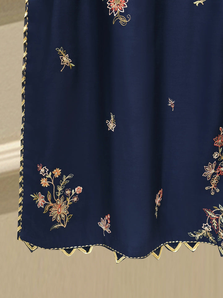 3 Piece - Pure Khaddi Silk Embroidered Suit