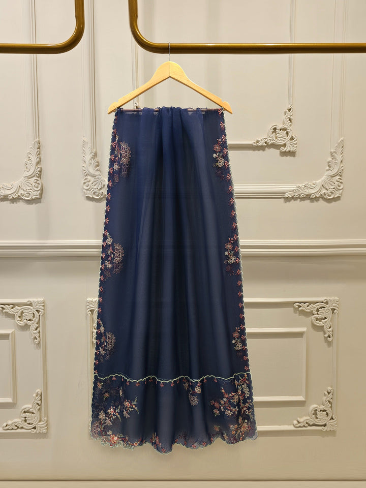 3 Piece - Pure Khaddi Silk Embroidered Suit