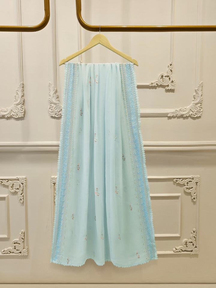 2 Piece - Embroidered Cambric Suit