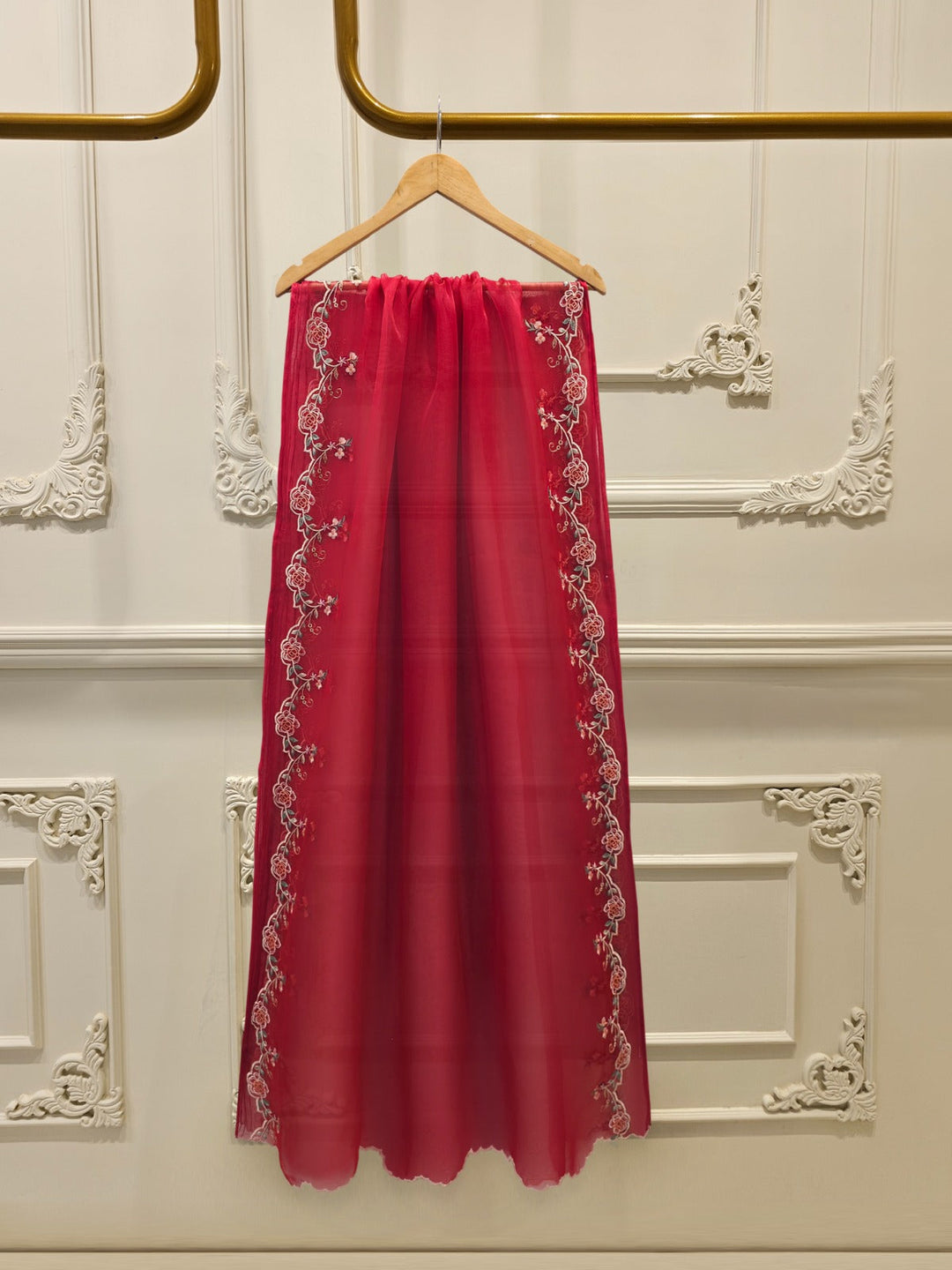 3 Piece - Pure Organza Embroidered Suit