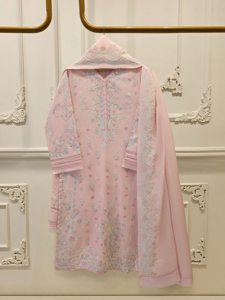 2 Piece - Embroidered Kora Cotton Suit
