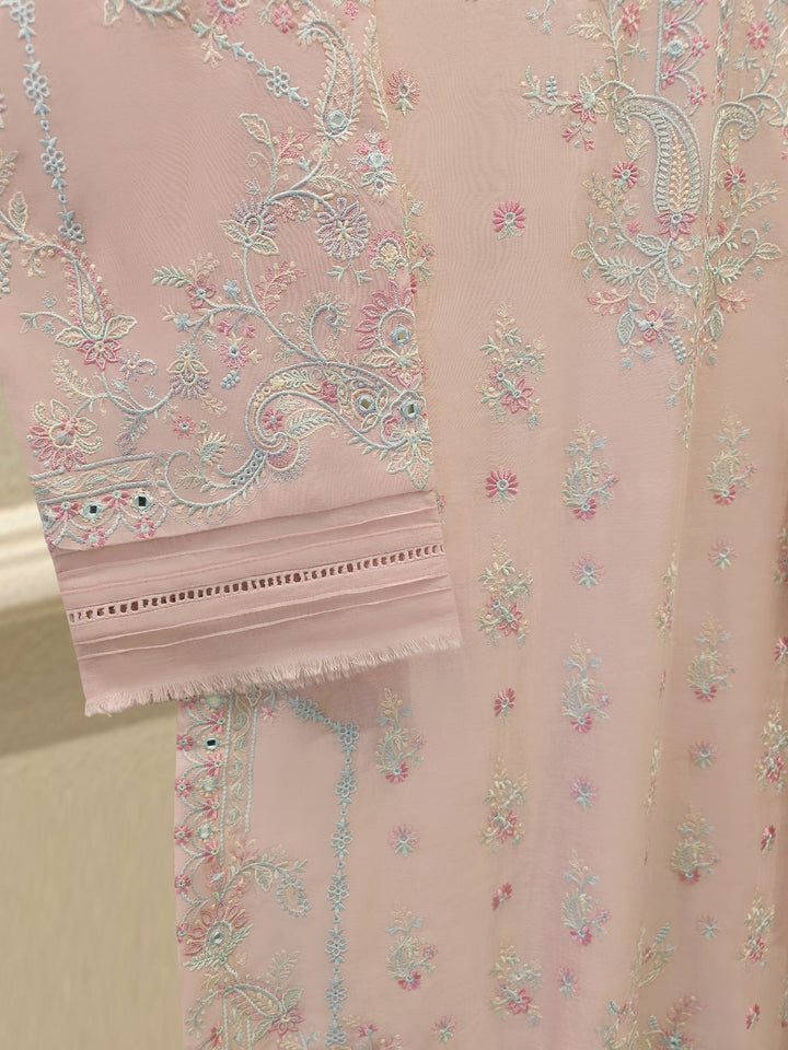 2 Piece - Embroidered Kora Cotton Suit