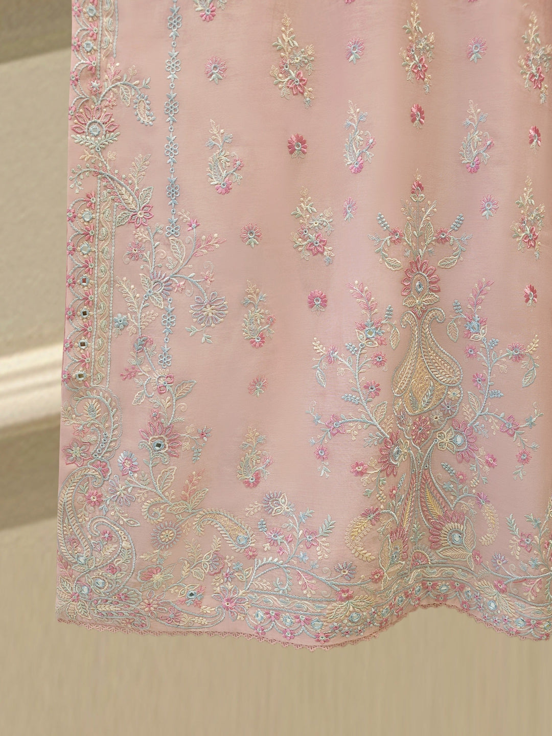 2 Piece - Embroidered Kora Cotton Suit