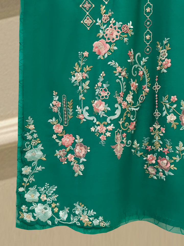 2 Piece- Pure Khaddi Silk Embroidered Suit