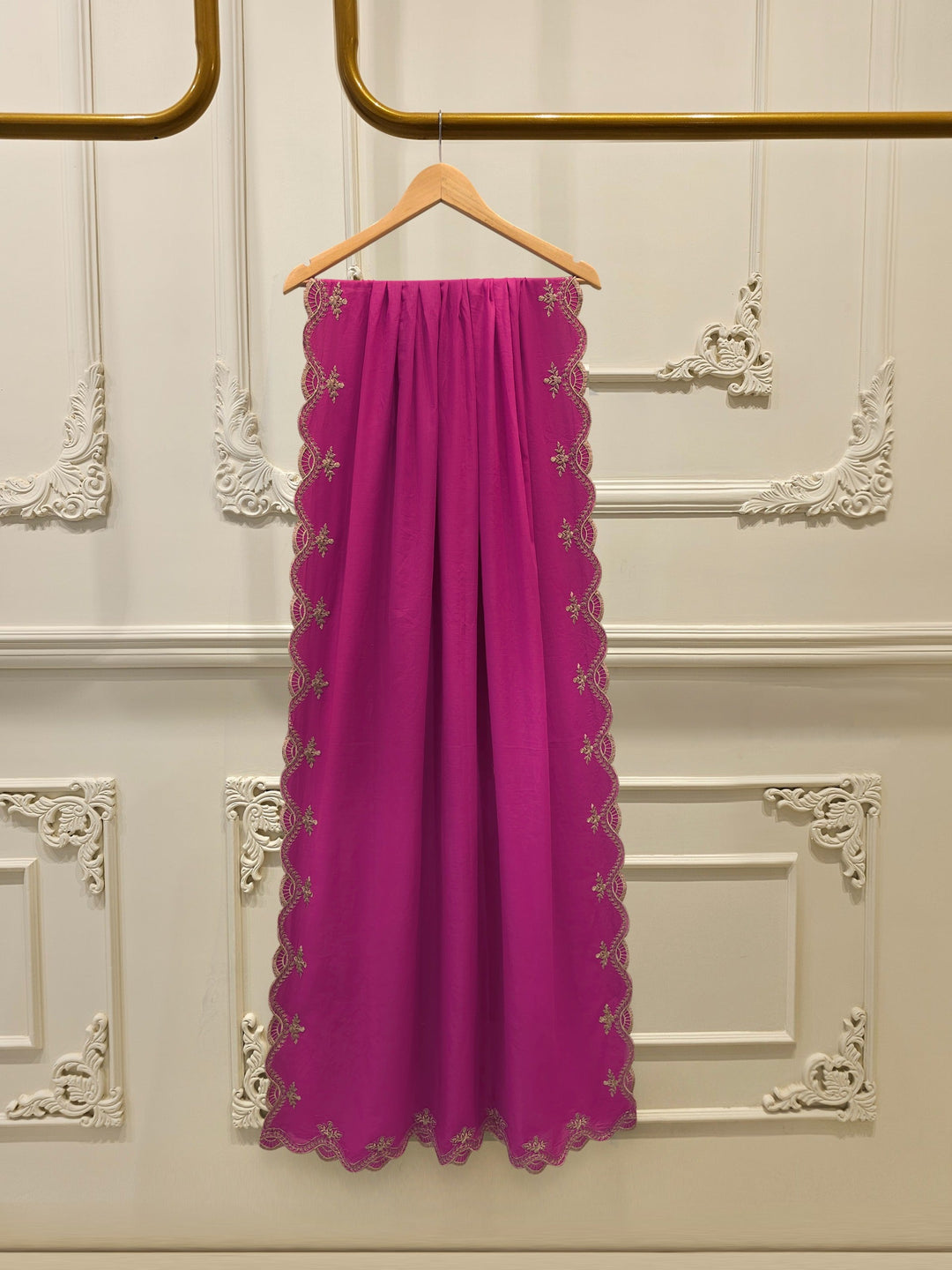 3 Piece - Embroidered Cambric Suit
