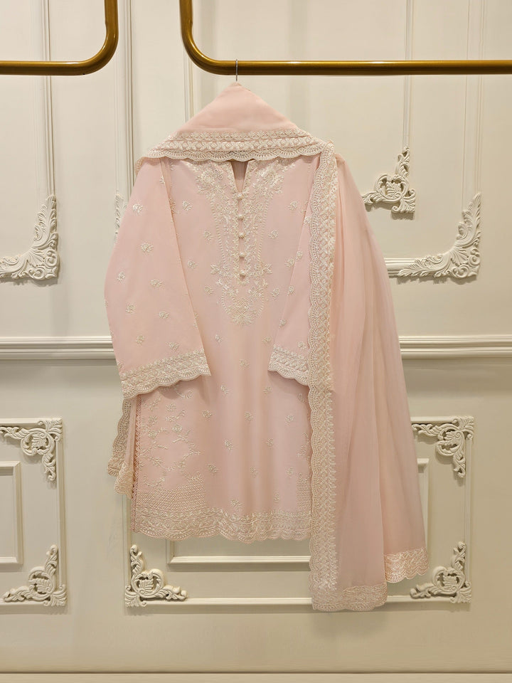 3 Piece - Embroidered Cambric  Suit