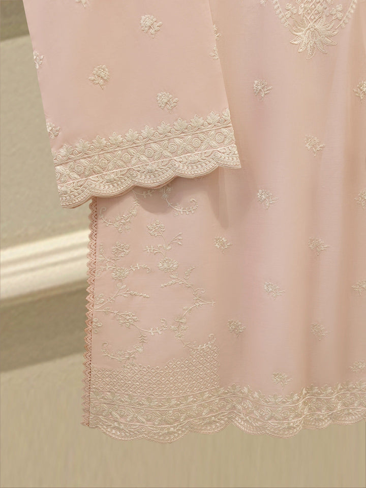 3 Piece - Embroidered Cambric  Suit