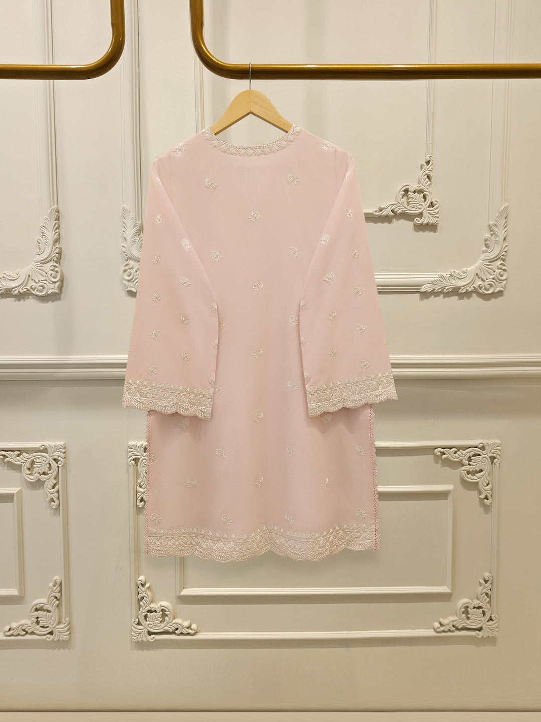 3 Piece - Embroidered Cambric  Suit