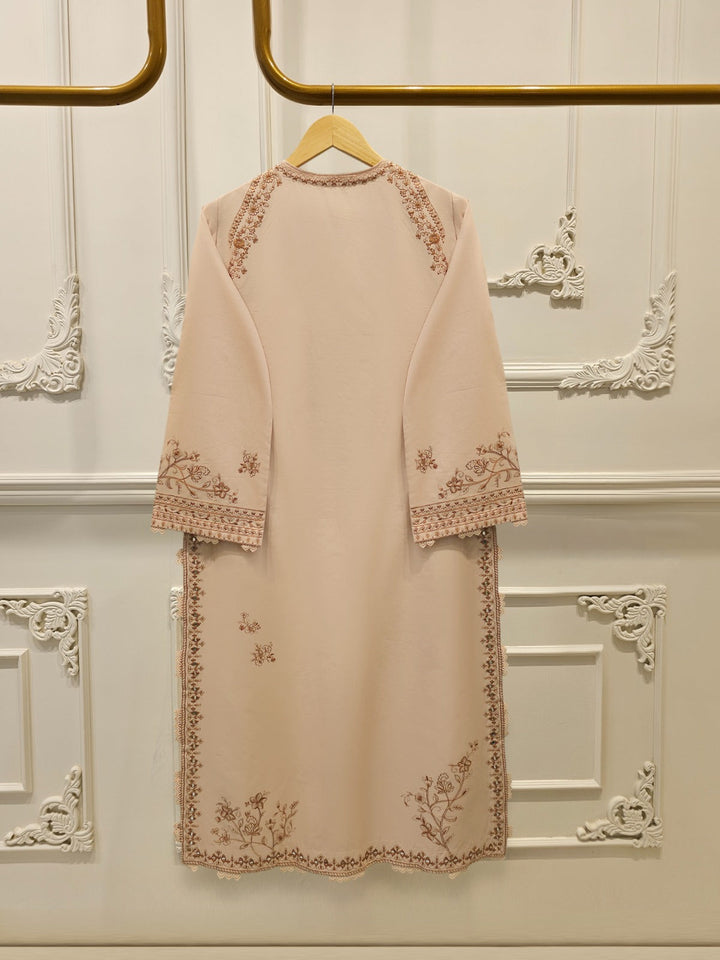 2 Piece - Embroidered Cambric Suit