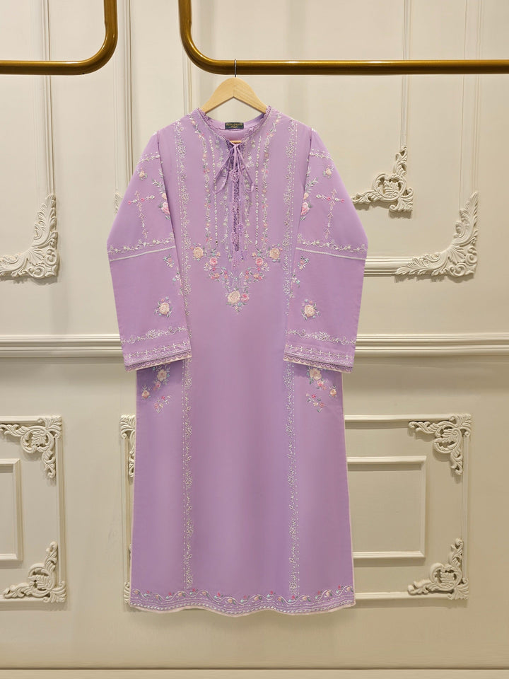 2 Piece - Embroidered Cambric Suit S115007