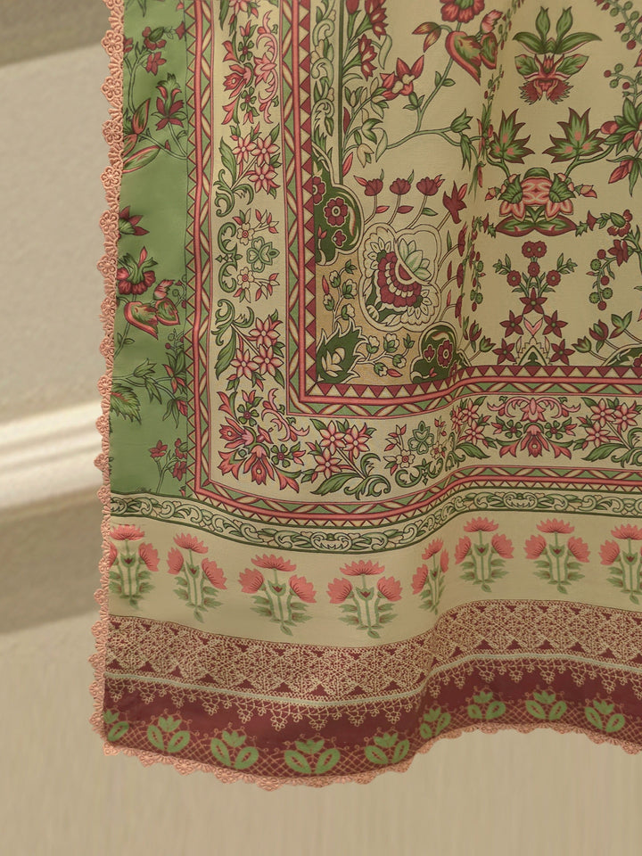 2 Piece -Digital Printed Cambric Suit