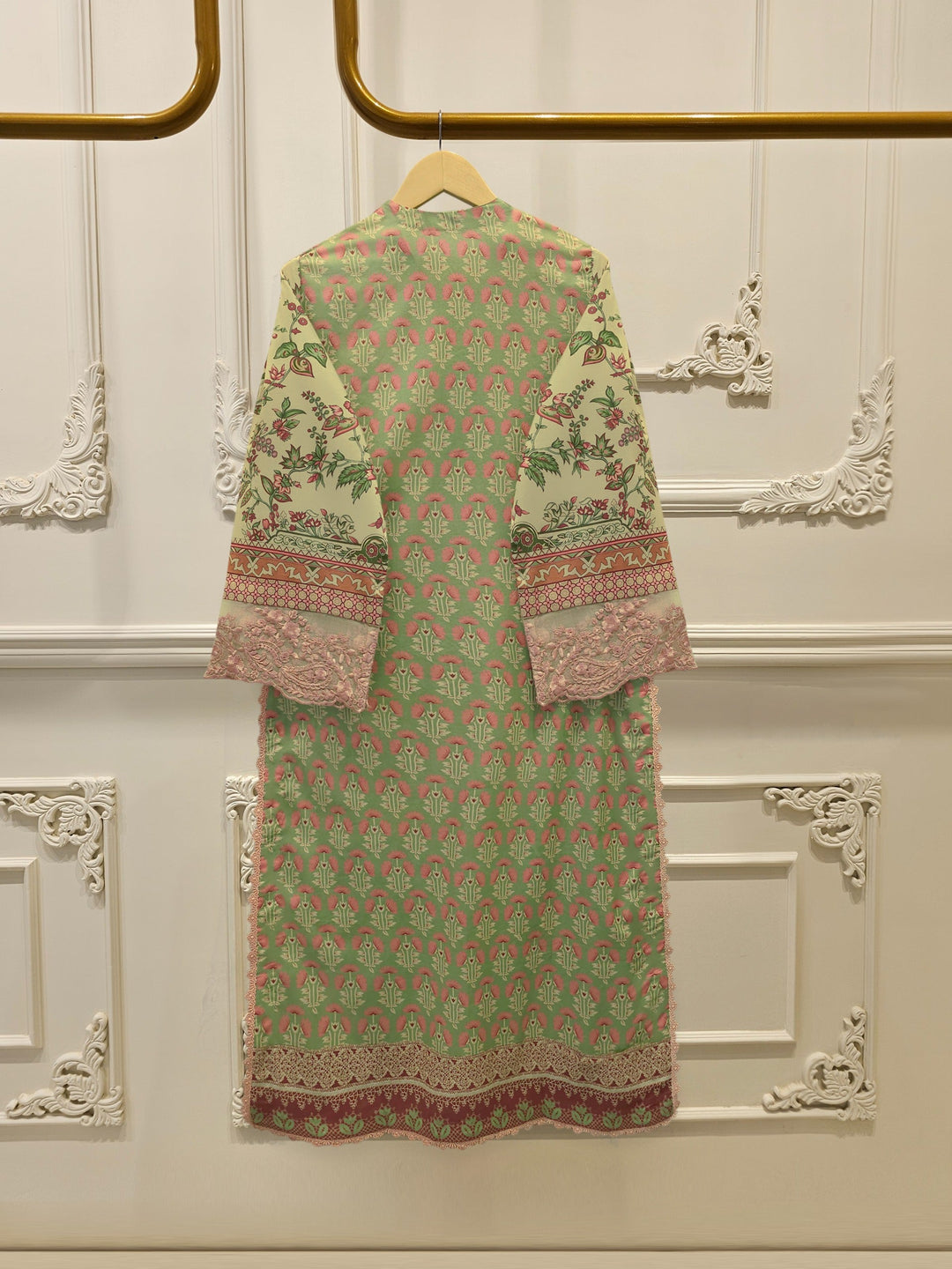 2 Piece -Digital Printed Cambric Suit