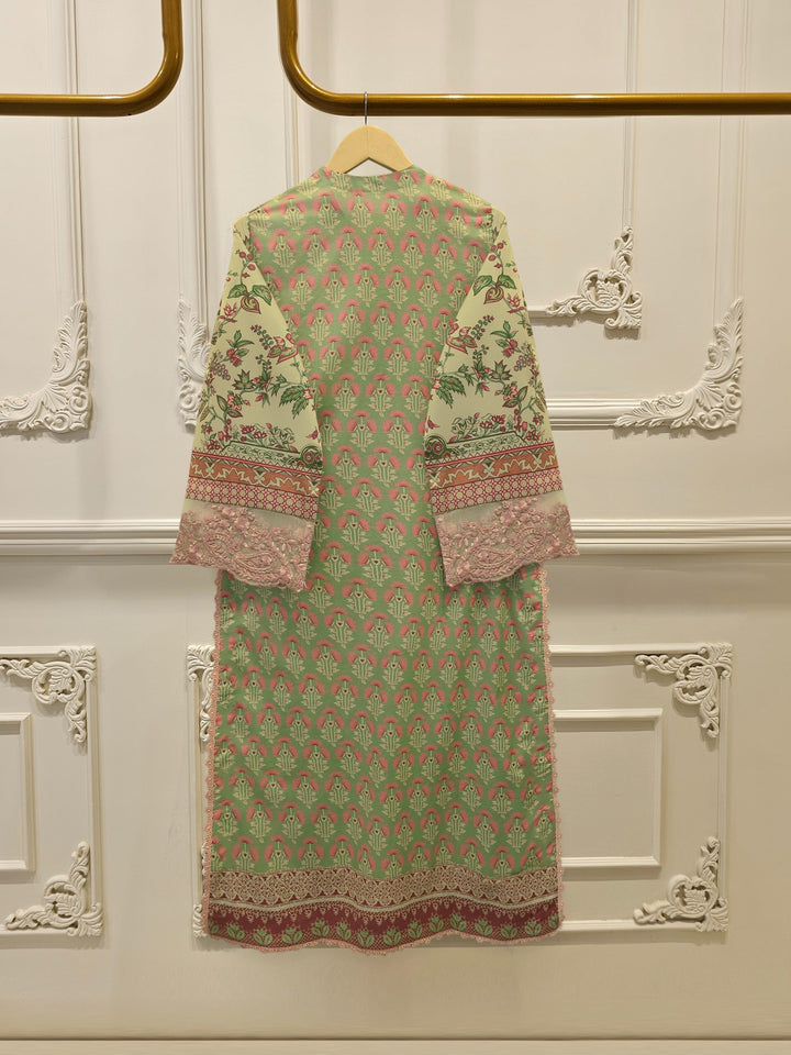 2 Piece -Digital Printed Cambric Suit