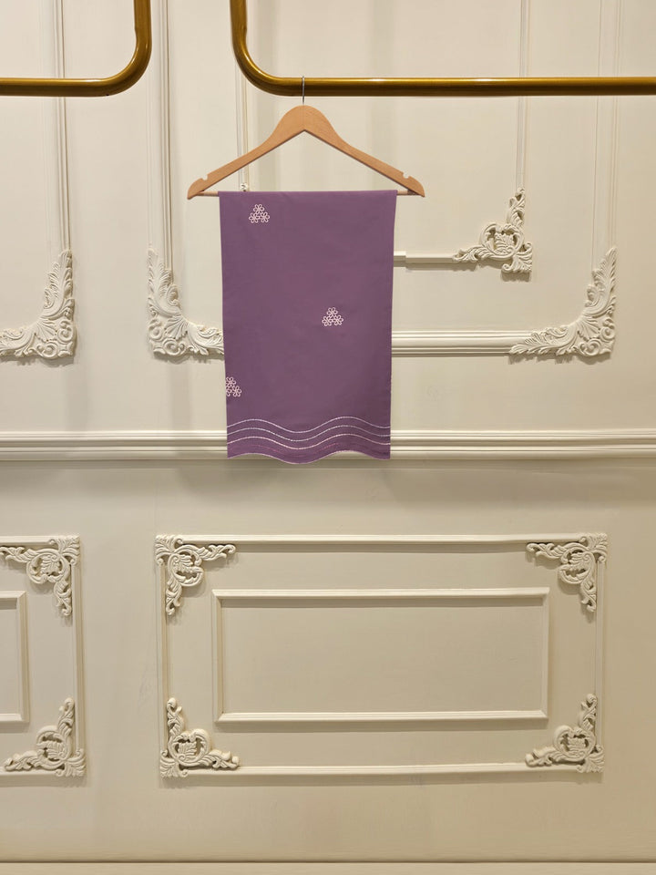2 Piece - Embroidered Cambric Suit