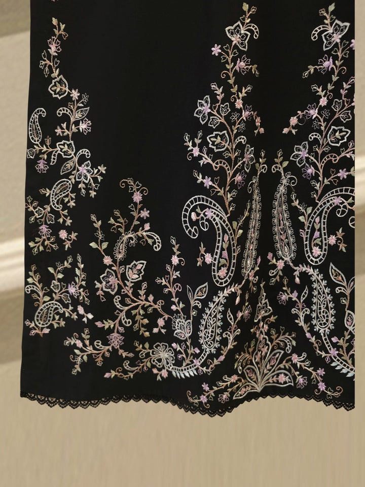 2 Piece - Embroidered Cambric Suit
