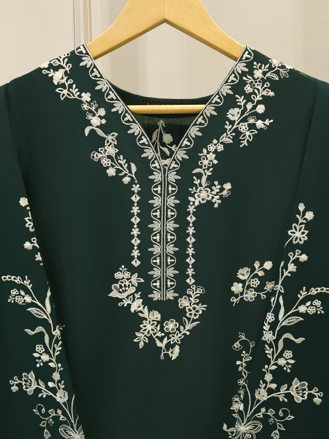 2 Piece - Embroidered Cambric Suit