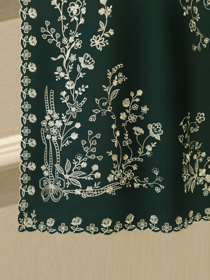 2 Piece - Embroidered Cambric Suit