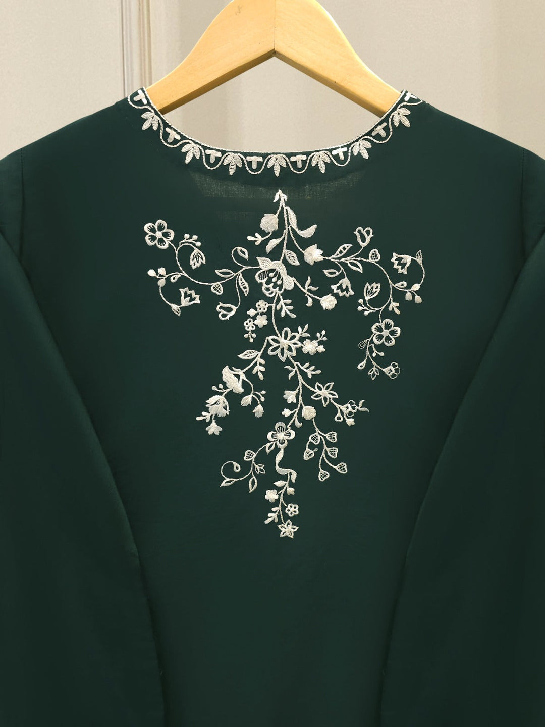2 Piece - Embroidered Cambric Suit