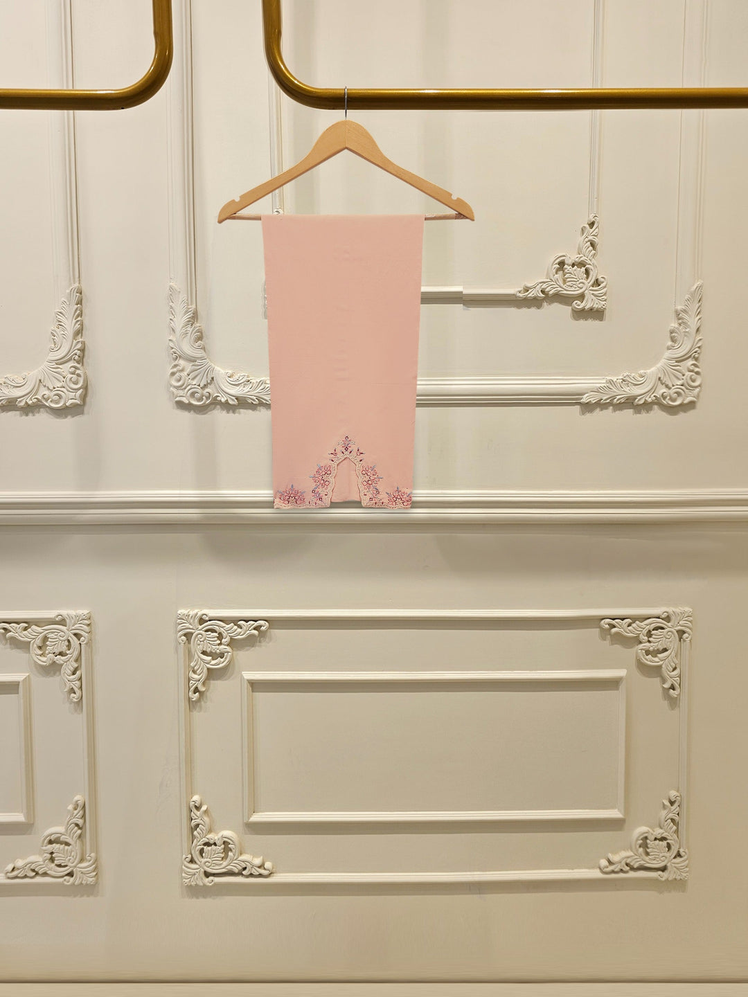 2 Piece - Embroidered Cambric Suit