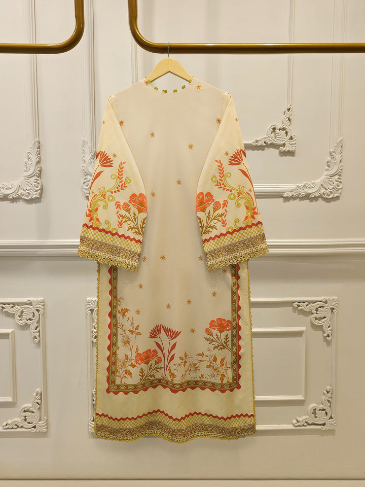 2 Piece Digital Printed Cambric  Suit
