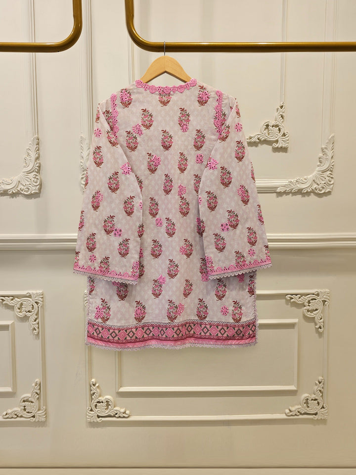 3-Piece Embroided Cambric Suit