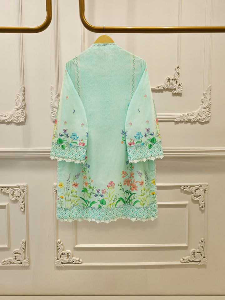 2 Piece - Embroidered Cambric Suit