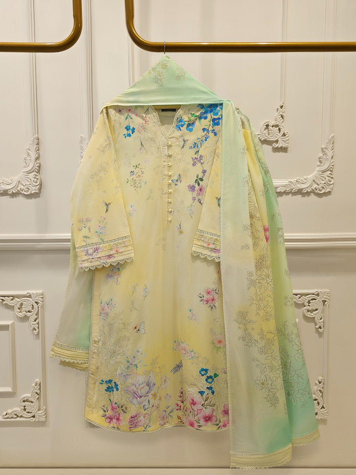 2 Piece - Digital printed Cambric Suit