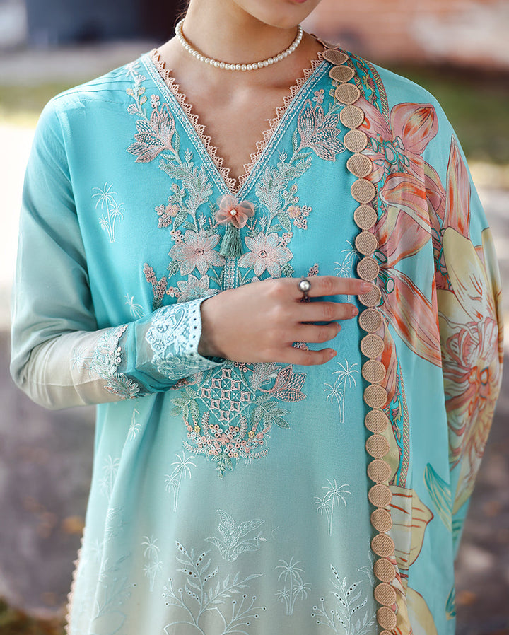 solace ombre chikankari