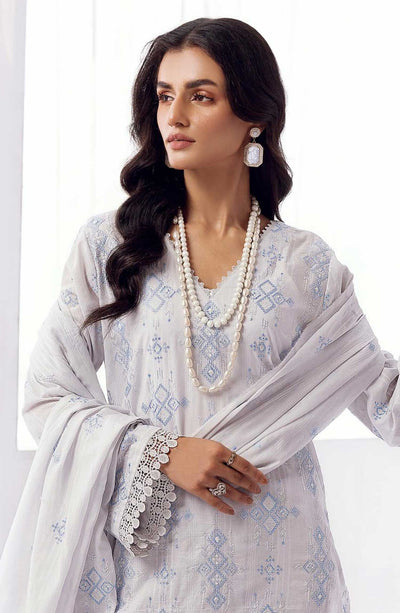 Arzoo Embroidered Slub Lawn