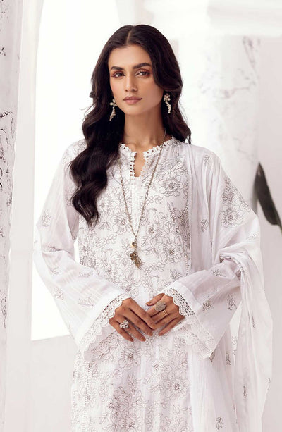 Arzoo Embroidered Slub Lawn