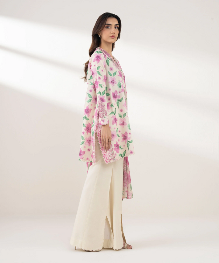 3 PIECE - EMBROIDERED LAWN SUIT