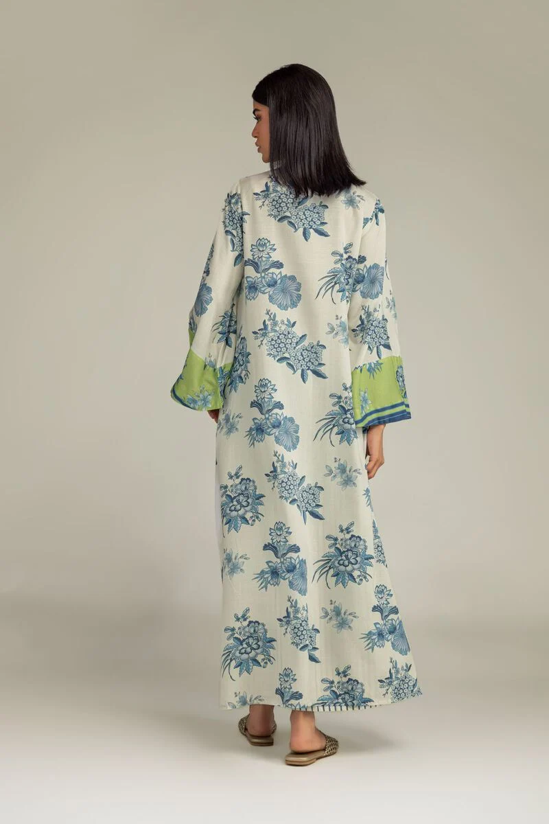 Printed | Raw Silk Floral Silk Kurta With Pant