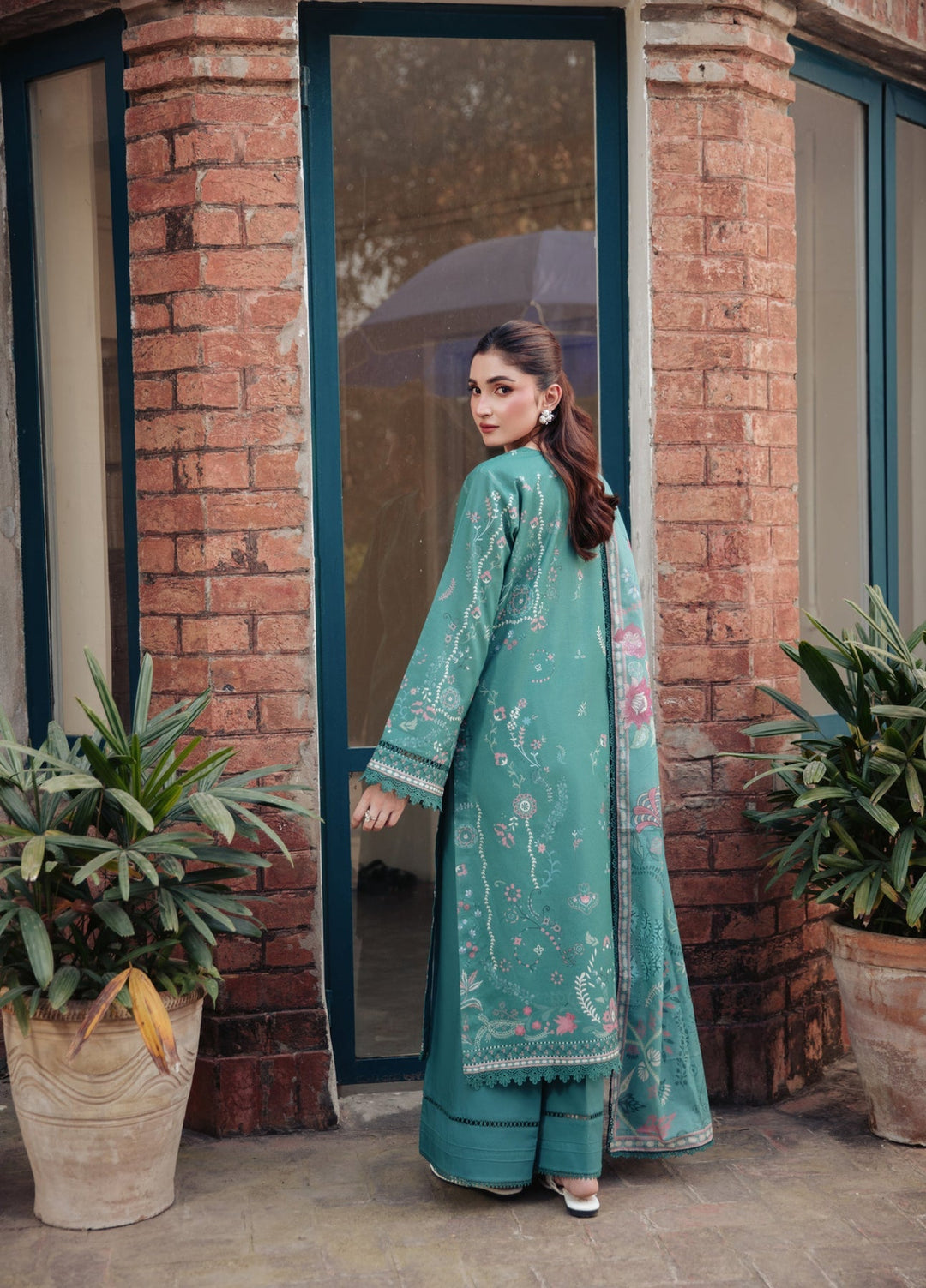 Zync Unstitched Printed Lawn 3 Piece Suit