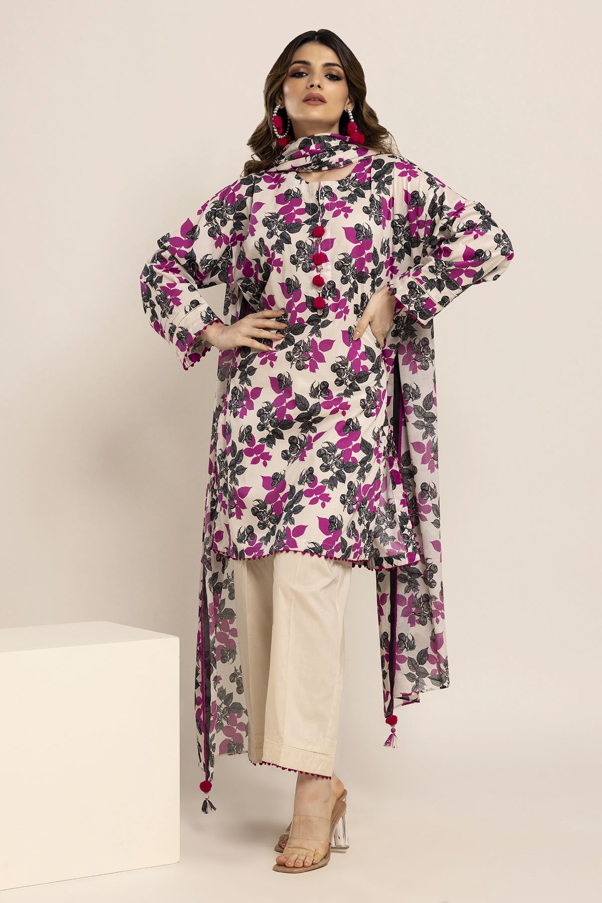 KHAADI -Fabrics 3 Piece