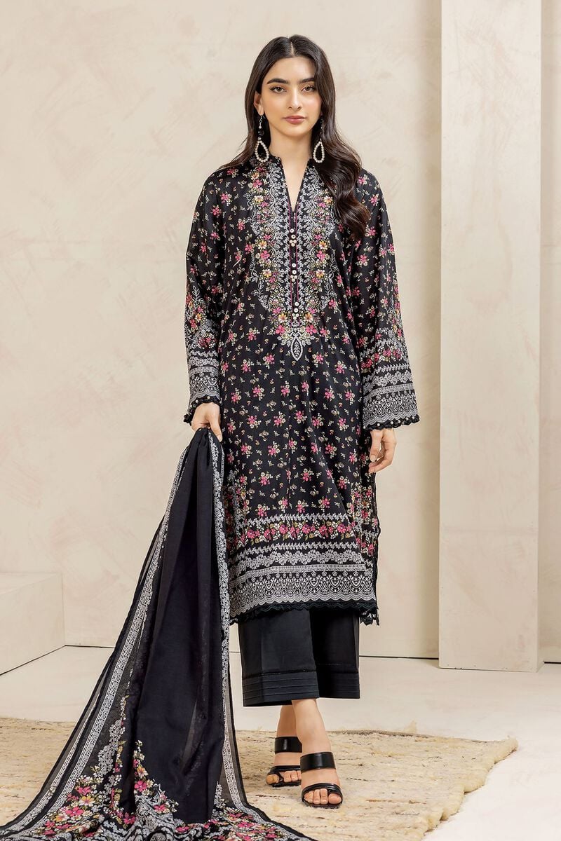 Khaadi 3 Piece Shirt , Bottom & Dupatta ALA240307