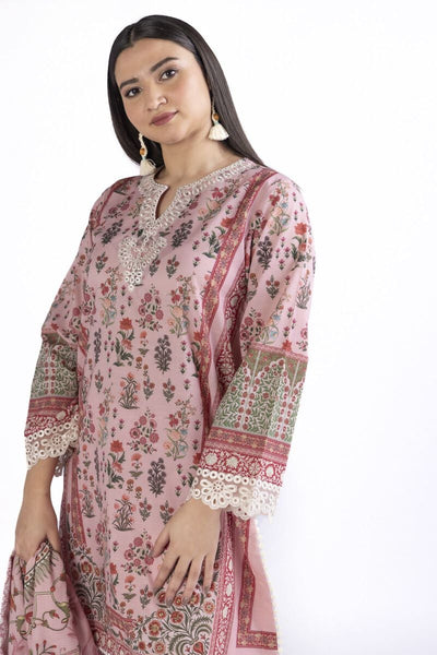 Embroidered | Cambric Fabrics 3 Piece