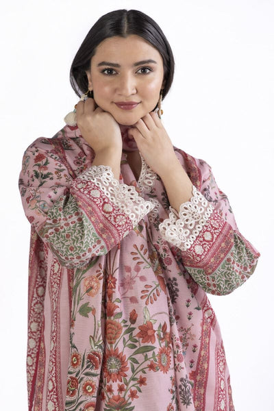 Embroidered | Cambric Fabrics 3 Piece