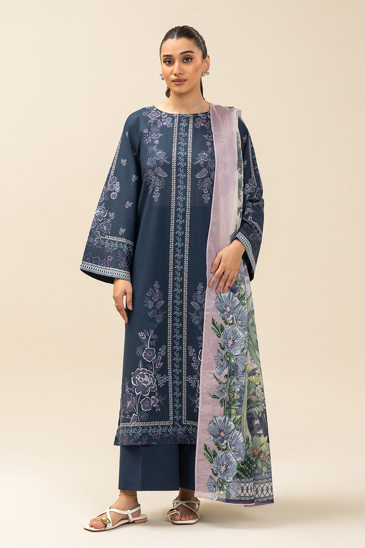3 PIECE EMBROIDERED LAWN SUIT