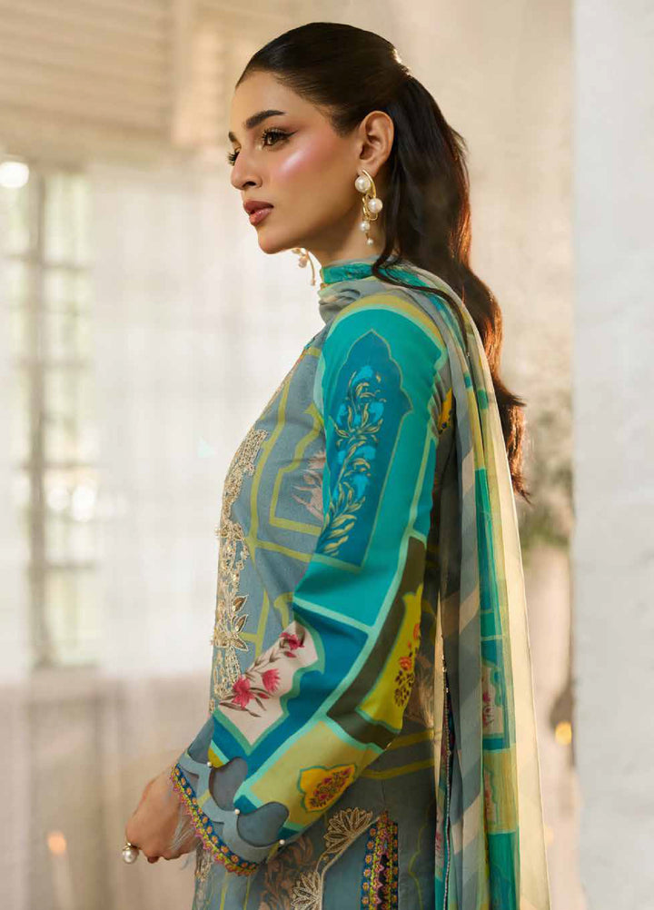 Embroidered Lawn 3 Piece Suit