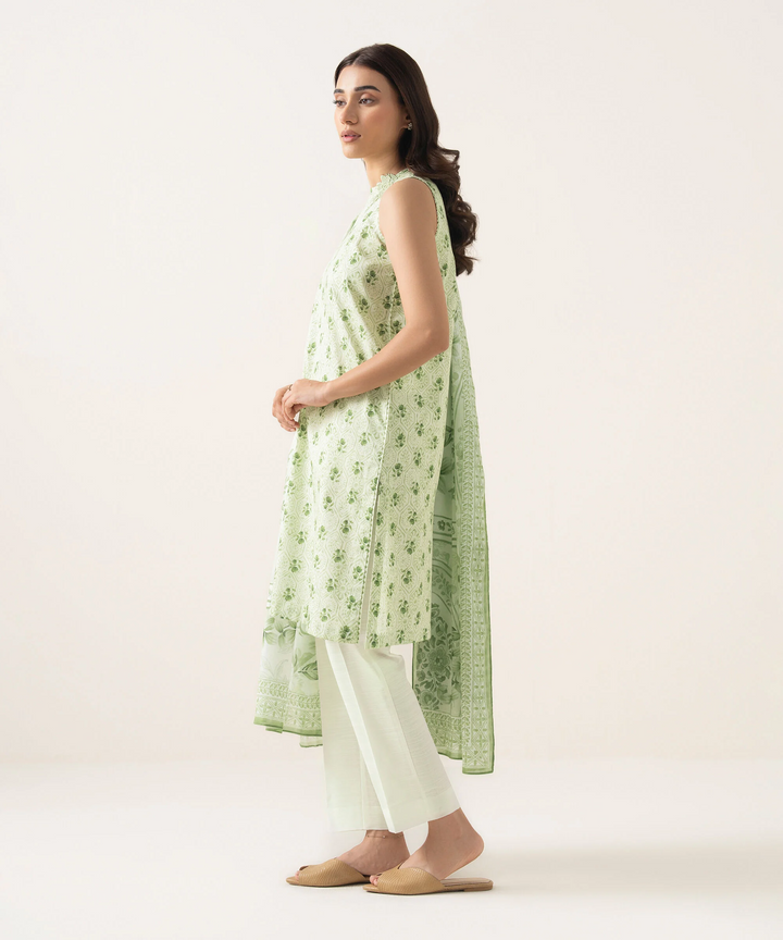 3 PIECE - EMBROIDERED LAWN SUIT