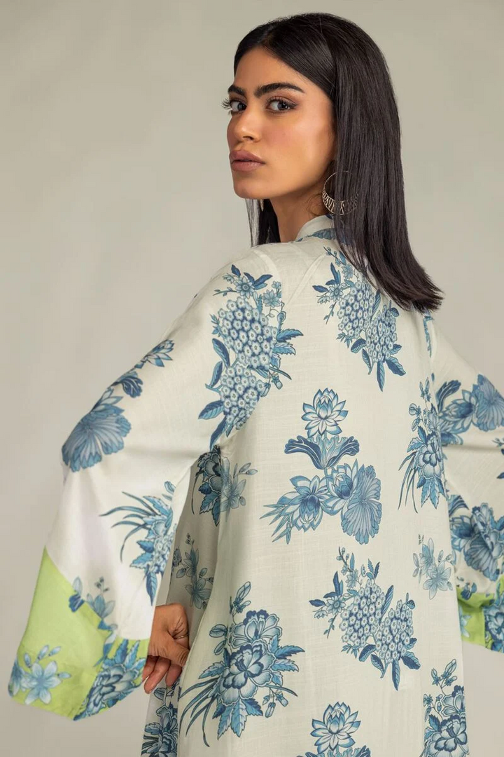 Printed | Raw Silk Floral Silk Kurta With Pant