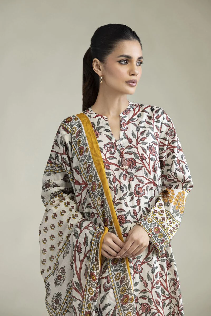 Embroidered | Lawn Fabrics 3 Piece