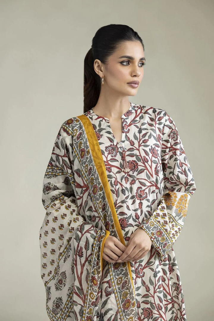Embroidered | Lawn Fabrics 3 Piece