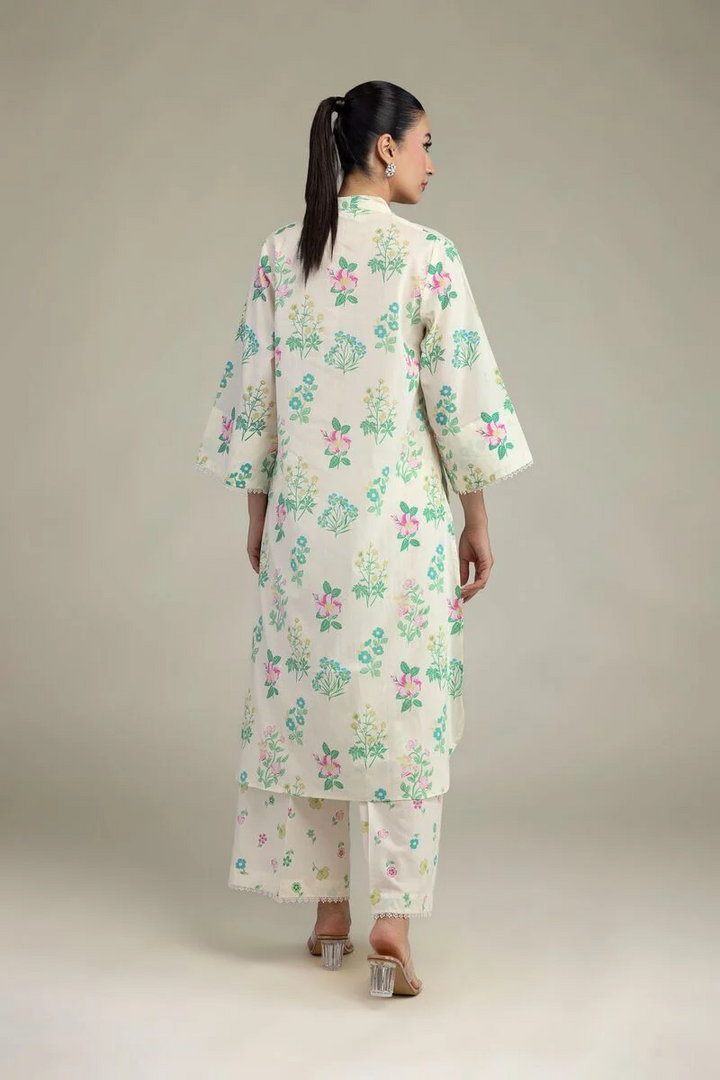 Printed | Lawn Fabrics 2 Piece | Top and Bottom