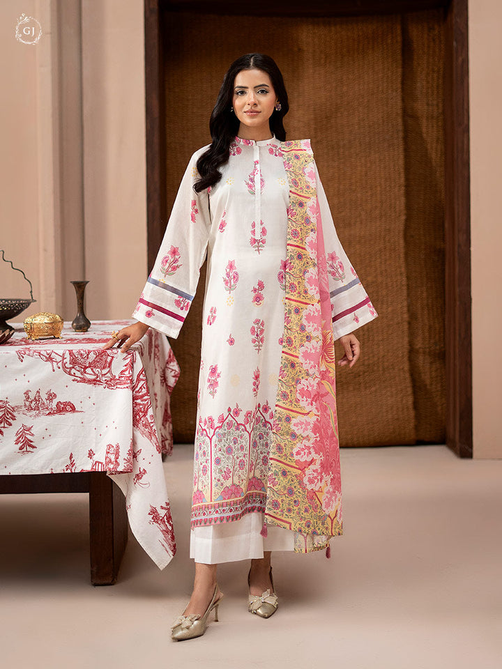 QISSA 3 PC UNSTITCHED LAWN