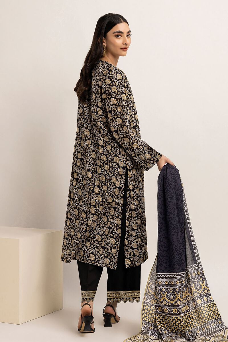 KHAADI UNSTITCHED PRINTED LAWN 3PC