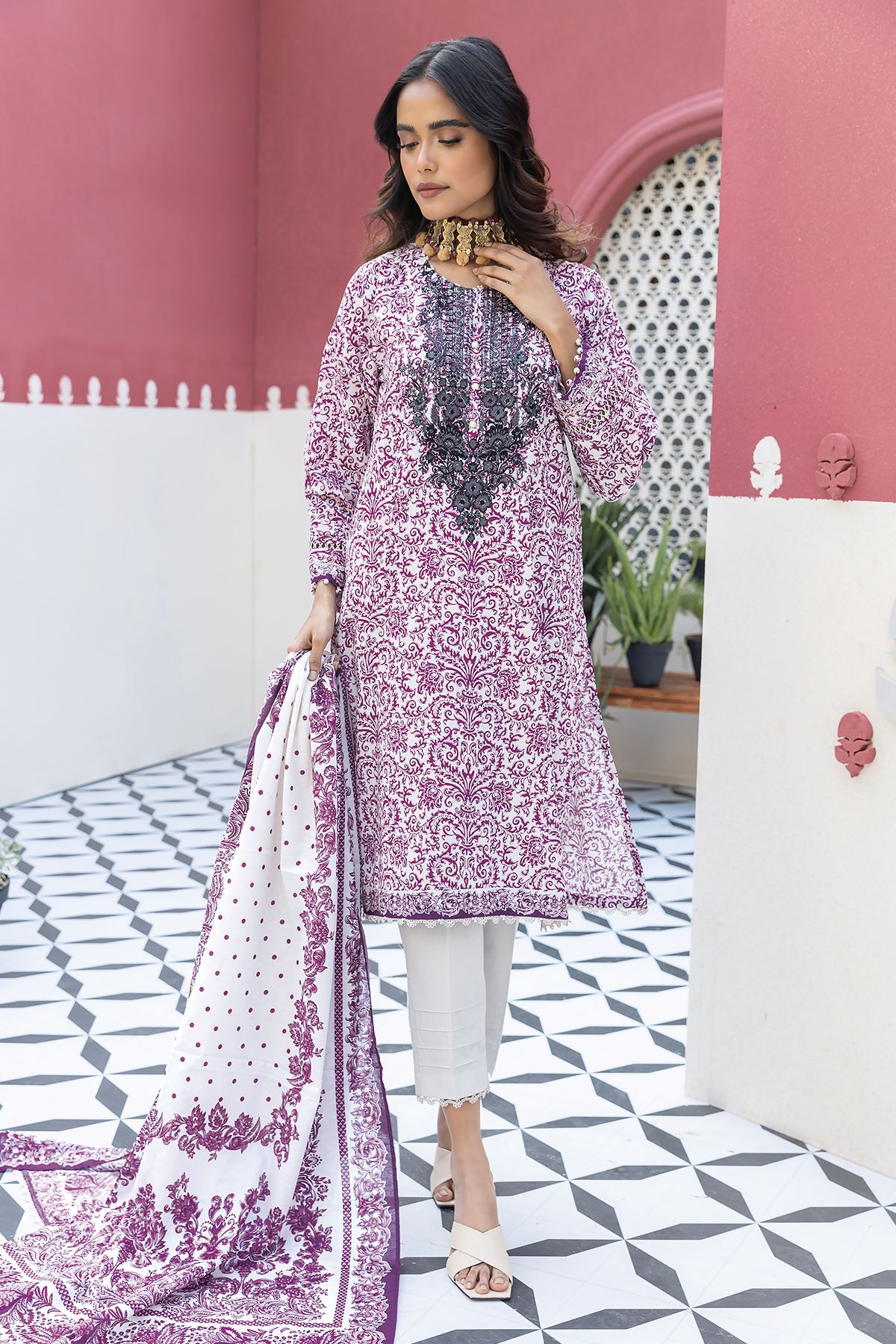 KHAADI UNSTITCHED LAWN