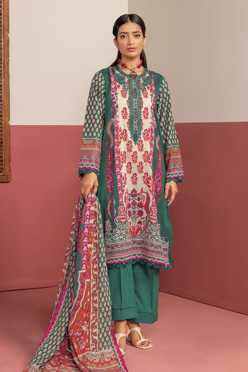 KHAADI UNSTITCHED LAWN 3 Piece BLA240319