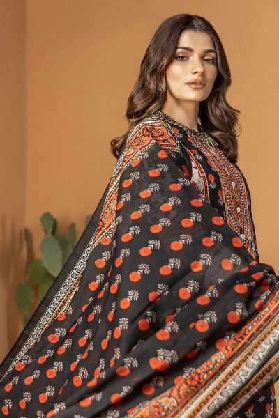 KHAADI ||  Embroidered Lawn Fabrics 3 Piece