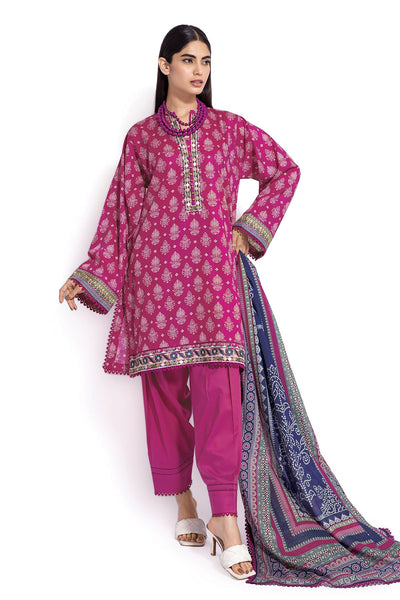 KHAADI UNSTITCHED LAWN 3 Piece BLA240702